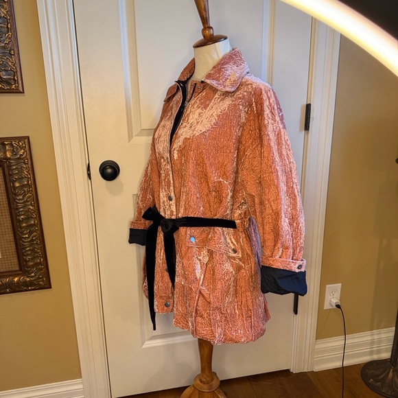 Tory Burch Velvet Anorak in Holiday Rose - Picture 3 of 16